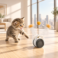 Swinging Balance Wheel Cat Toy – Interactive Tumbler with Ball