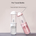Portable Pet Travel Water Bottle – 330ml One-Click Dispenser